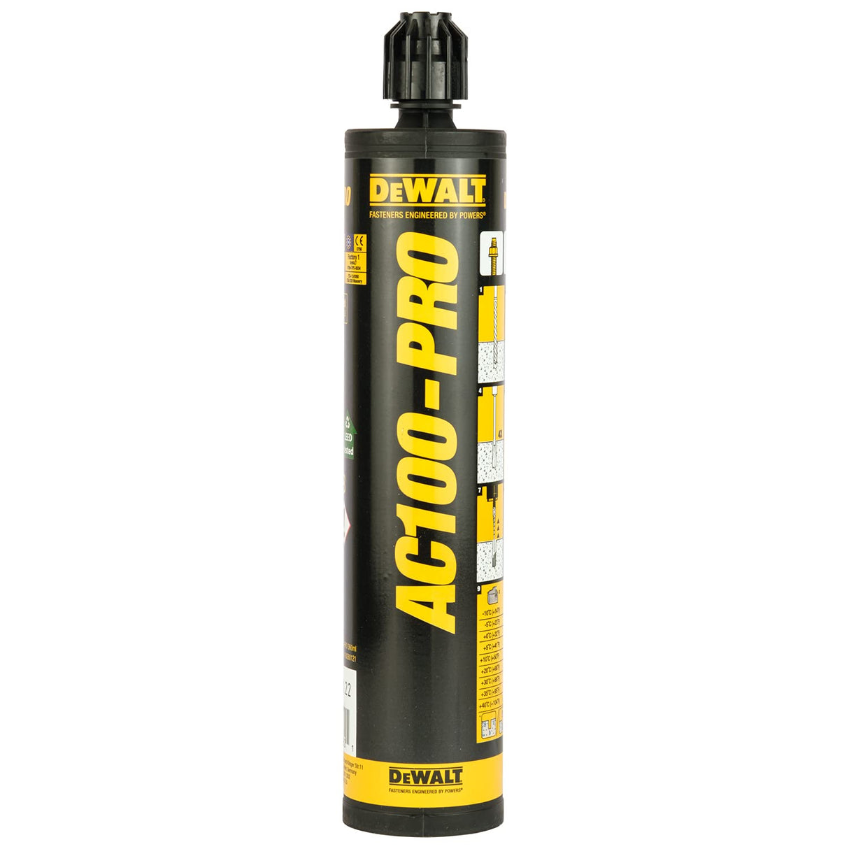 DEWALT DFC1310150 PV50-Pro 345 Ml Adhesive Cartridge