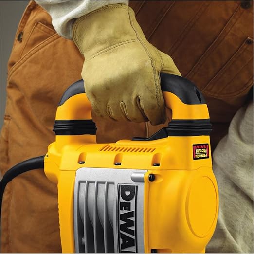 DEWALT D25901K-IN 1600W 10kg SDS-Max Demolition Hammer 25 J Impact Energy with Active Vibration control-Perform and Protect Shield