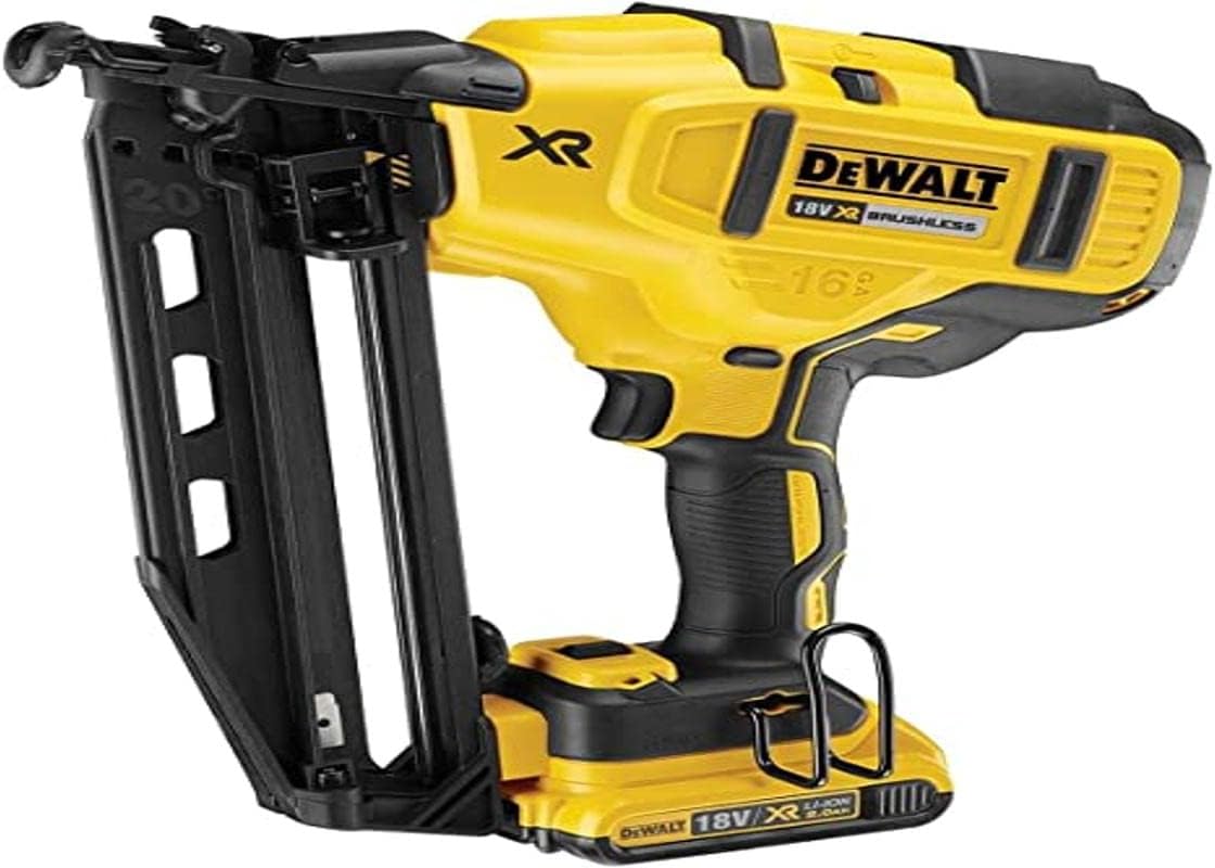 Dewalt dcn660d2-qw 18 V XR li-ion Brushless – Finishing Nailer 18 V XR li-ion 2.0 Ah 16 ga for 1.6 mm Diameter and Nails 32 – 63 mm Long