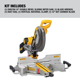 DEWALT DWS780-QS 1675Watt 305mm Compound Slide Mitre Saw with 60T TCT blade