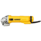 DEWALT DW802-IN, 850W, 4'' (100mm) Heavy Duty Angle Grinder Engineered For Heavy Duty Applications with Spindle Lock and Slide switch, 2 Year Warranty (SIDE HANDLE INCLUDED)