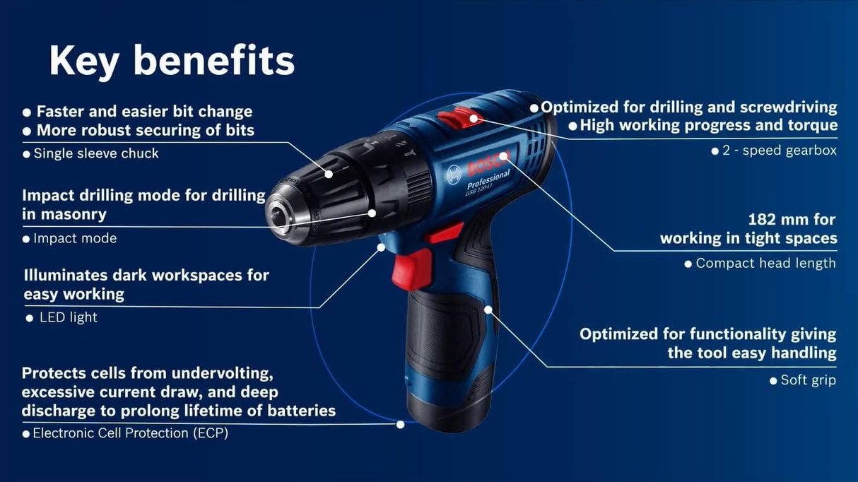 Bosch GSB 16 RE Heavy Duty Corded Electric Impact Drill