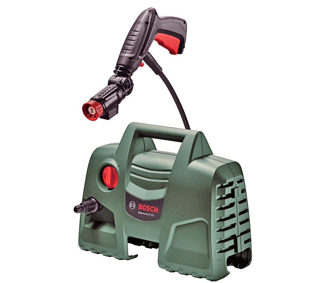 BOSCH Easy Aquatak 100 | 1100-watt Motor | Max Pressure- 100 Bar | High Pressure Washer with Double Filtration | 360° Gun, Self-Priming | Flow Rates up to 270 l/h | 3.1 Kg