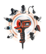 BLACK+DECKER MTOS4-XJ Multi-Evo Oscillating Attachment (Orange)