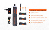 BLACK+DECKER BD40K27 4V 6.35mm Li-ion Cordless Screwdriver with E-Clutch and Intelligent Torque System