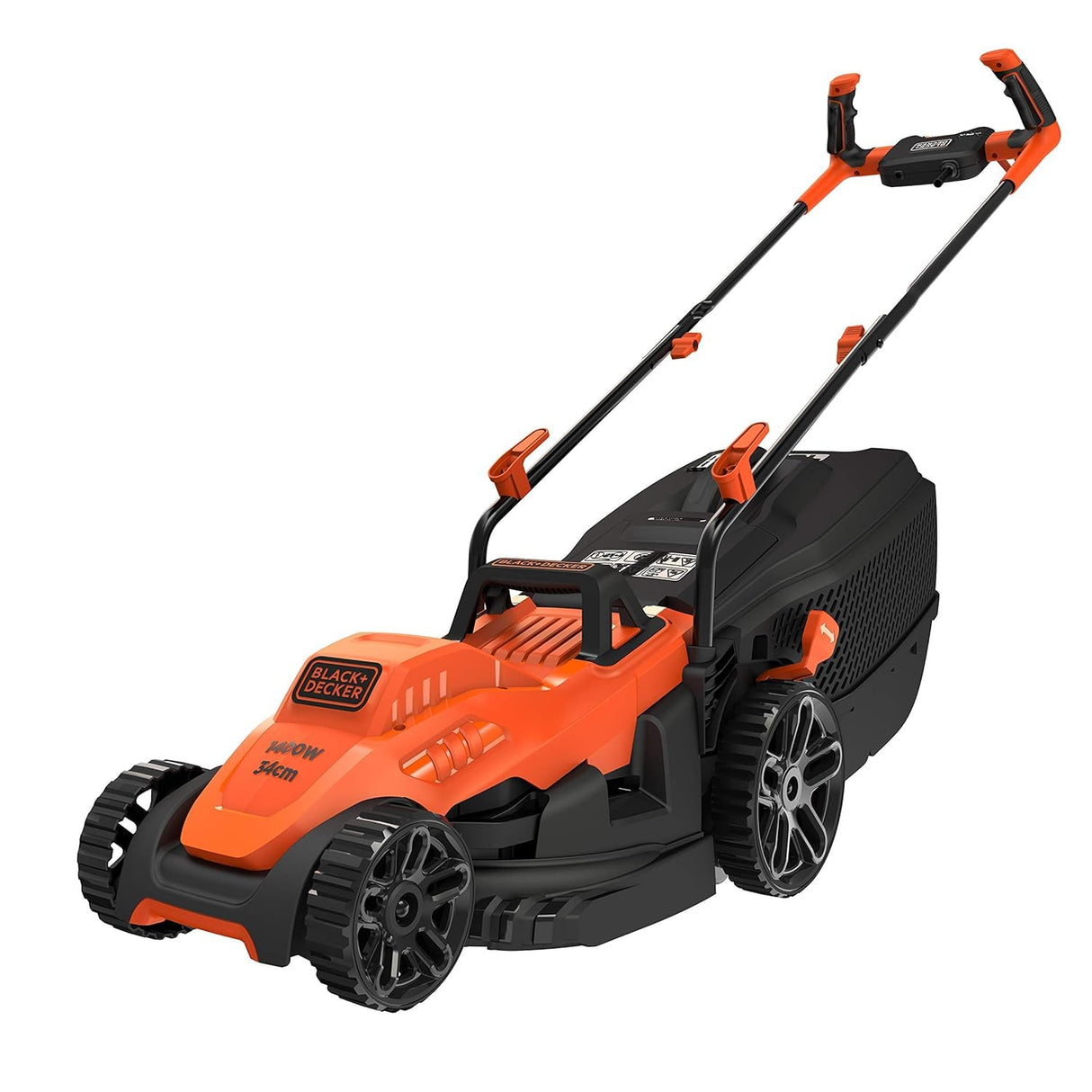 BLACK+DECKER BEMW461BH-GB 1400W Electric Lawn Mower with Bike Handle