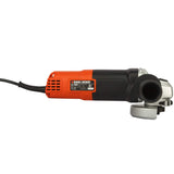 BLACK+DECKER G720RW 820W 4''/100mm Small Angle Grinder with 2 Grinding and 1 Cutting Wheel (Red & Black)