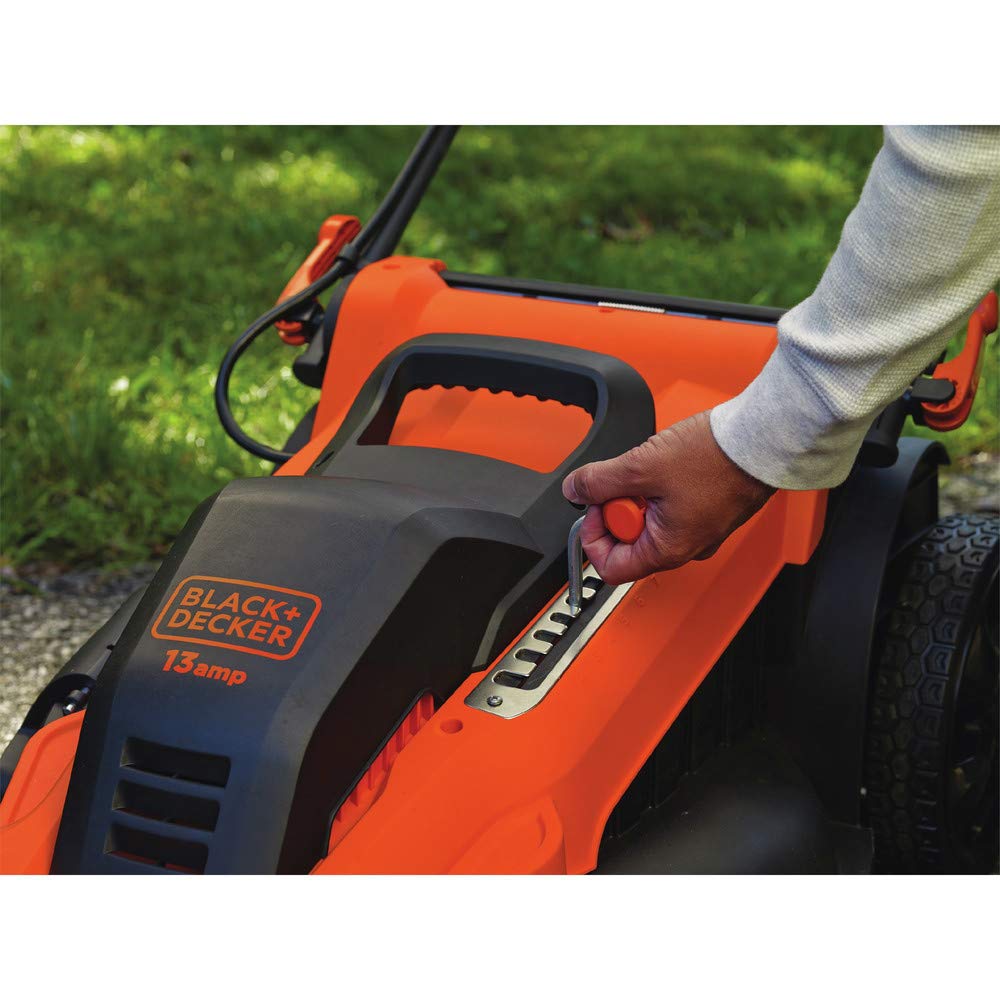 BLACK+DECKER BEMW471BH-B1 1600W Electric Lawn Mower With Bike Handle