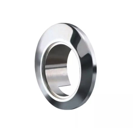 Metallic ring on a white background