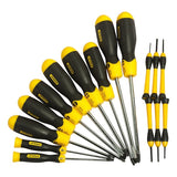Stanley 16pc Cushion Grip Screwdriver Set - Tools Warehouse