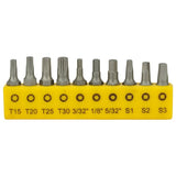 STANLEY 29PC SCREWDRIVER INSERT BIT SET