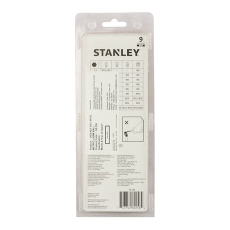 Stanley Hex Key Set Black Finish - Tools Warehouse