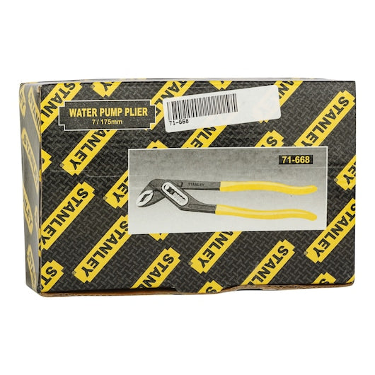 Stanley 7 inch / 175 mm Water Pump Pliers Box Joint, Curve Steel