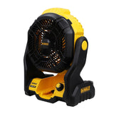 DEWALT DCE512N-XJ 18V XR 3000 RPM Fan Speed Cordless Brushless Portable Jobsite Fan - IP54 Rated (Bare Tool), Yellow & Black