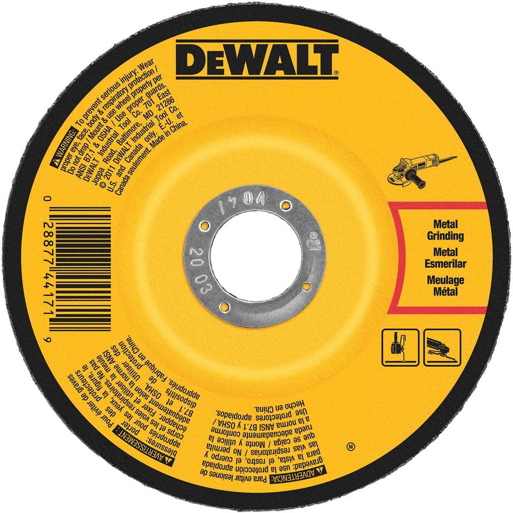 DEWALT DW4549B50 230x6.3x22.23mm Metal Grinding Wheel (50 pieces box)