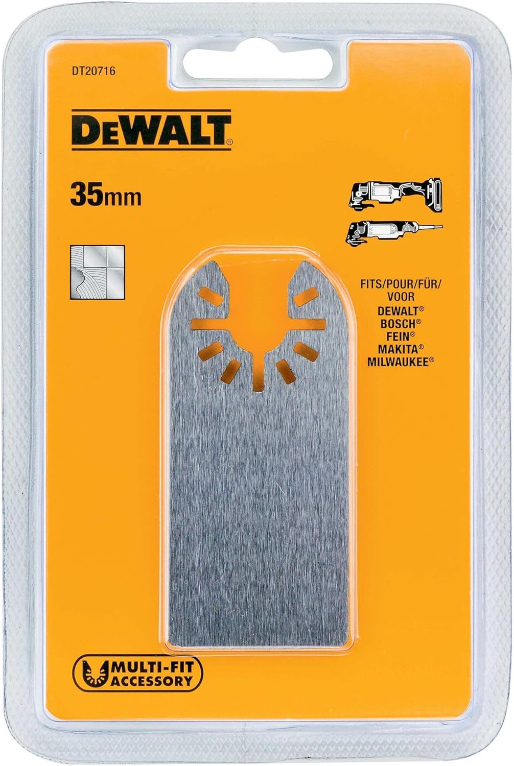 Dewalt DT20716-QZ Multi-Tool Flexible Scraper Blade, 35mm