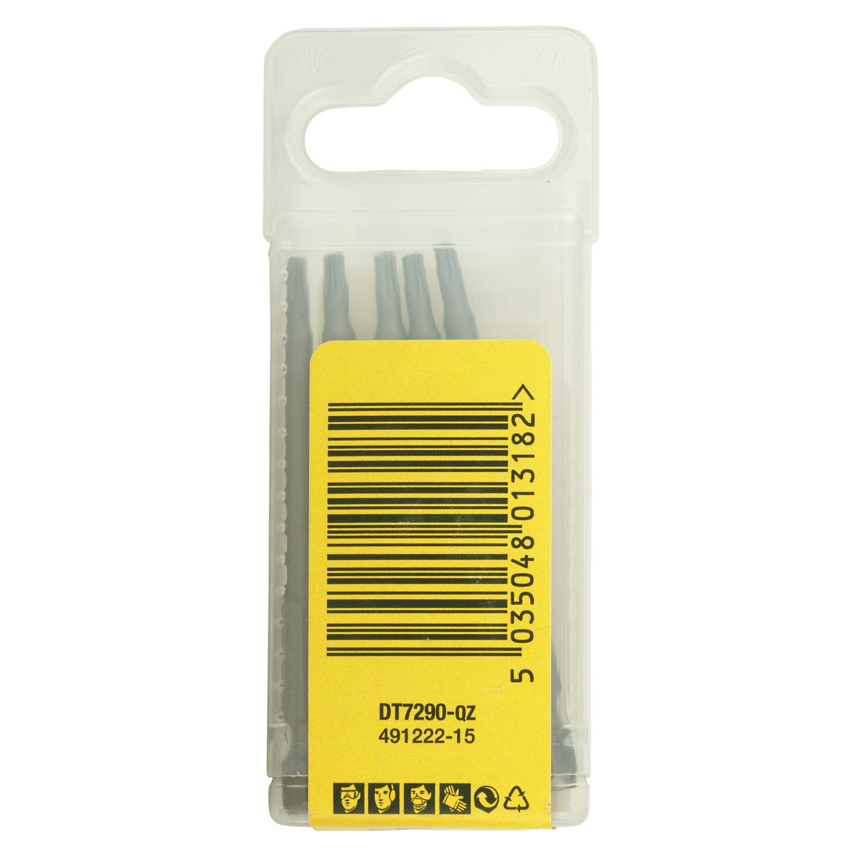 dewalt DT7290-QZ 70MM BIT for TORX, Silver, Set of 5 Pieces