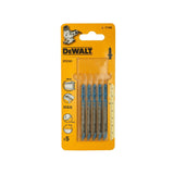 DEWALT DT2160-QZ 76x50mm Jigsaw High Speed Steel Blades for Metal (Pack of 5)