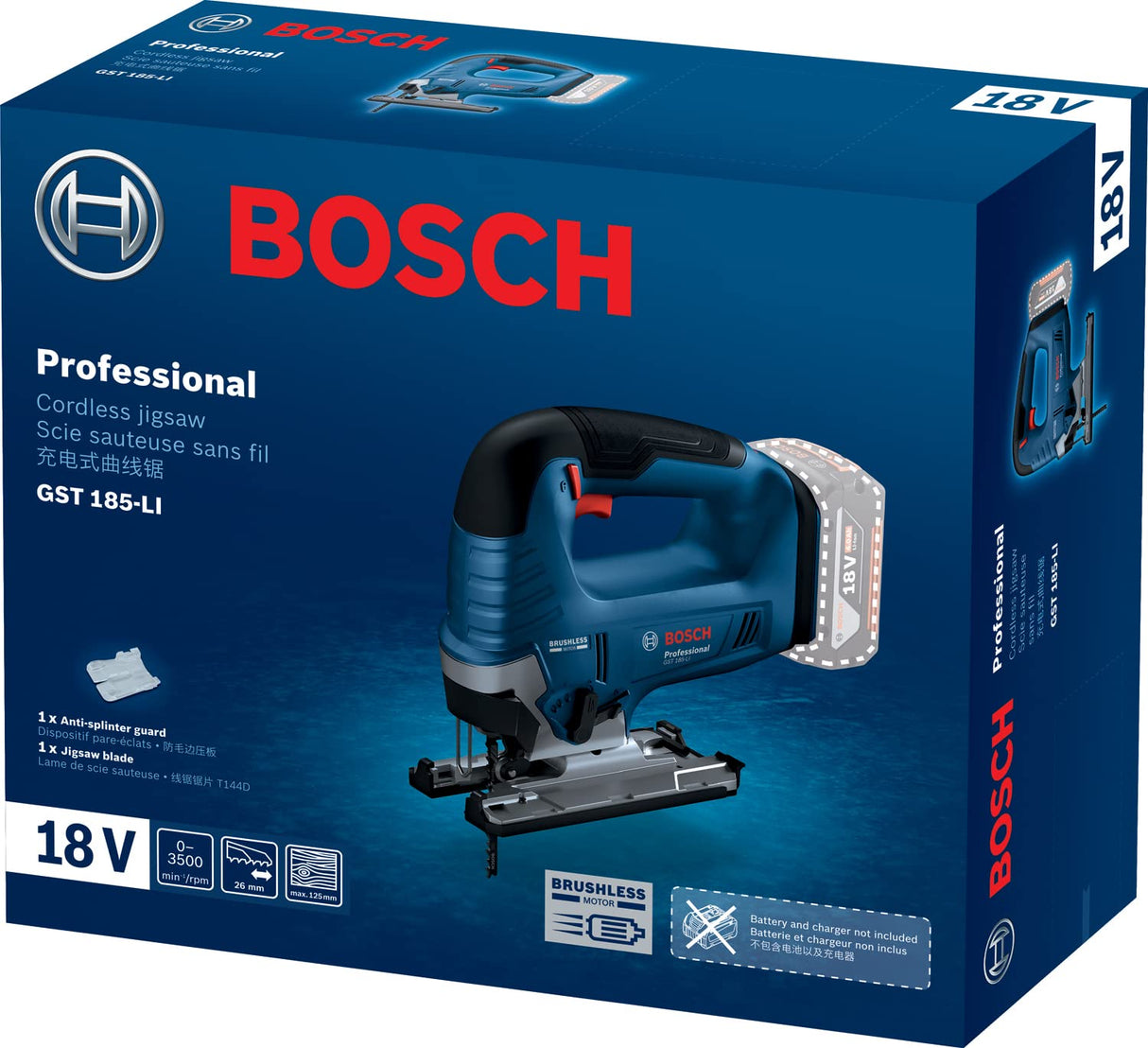 Bosch GST 185-Li Professional Cordless Jigsaw