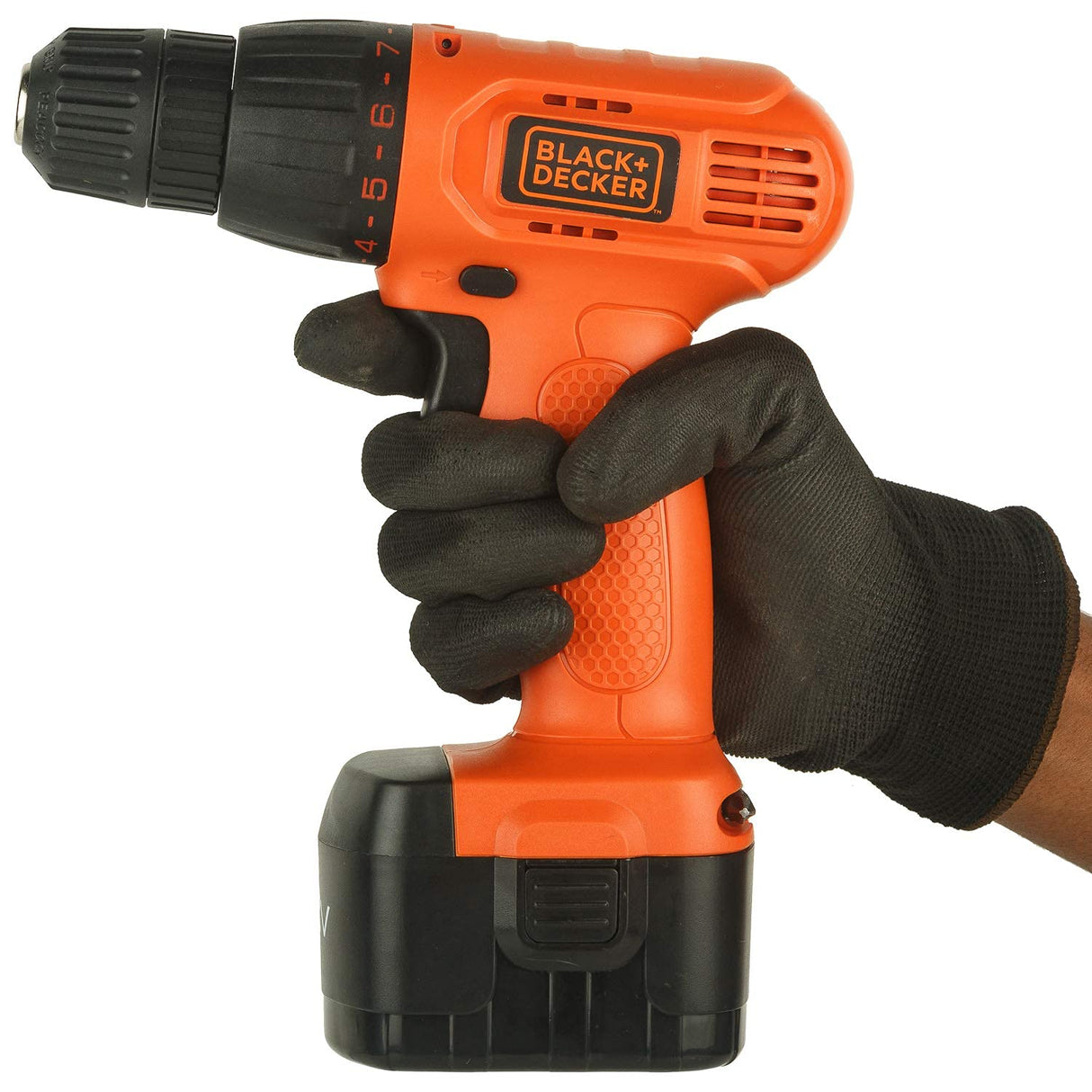 BLACK+DECKER CD121B2-IN 12V 10mm Ni-Cd Cordless Variable Speed Drill with 2 Batteries