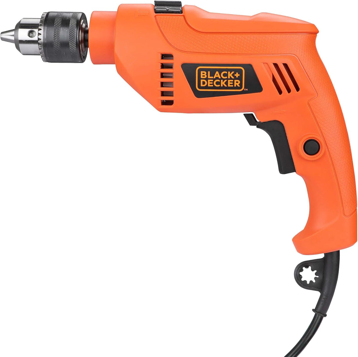 BLACK+DECKER HD555K50 550W 13mm Corded Variable Speed Reversible Impact Drill Machine Kit for Home & DIY Use