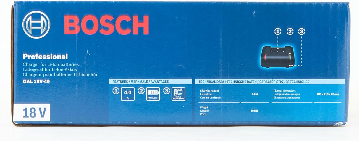 Bosch Professional GAL 18V-40 Battery Charger