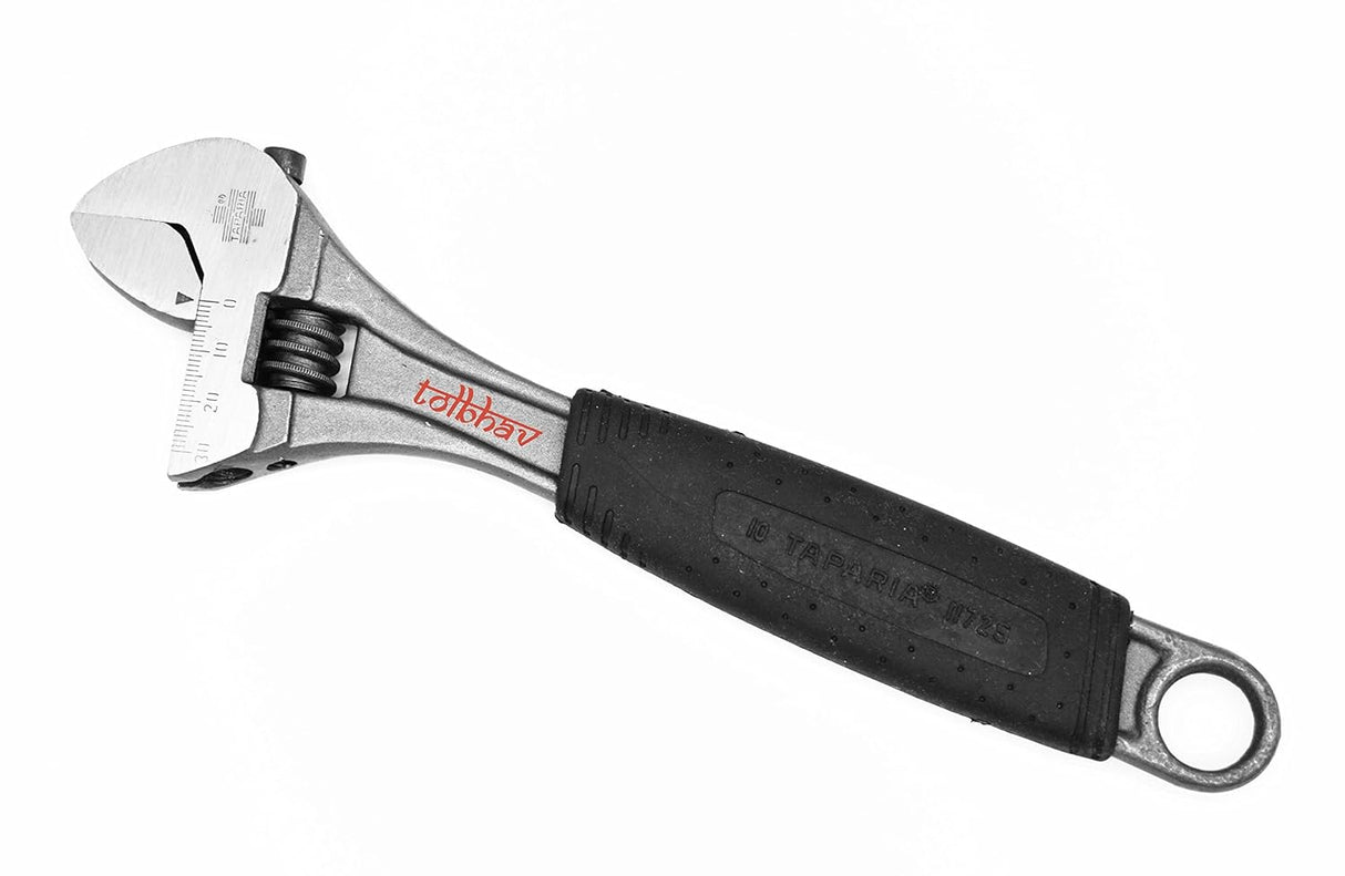 Taparia 1172-S-10 Adjustable Spanner 255mm Soft Grip