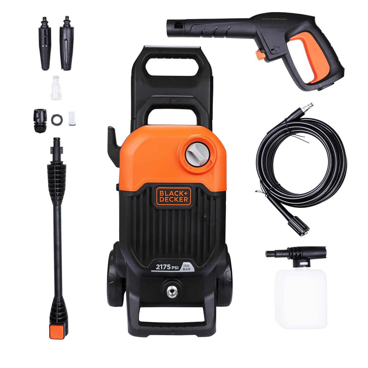 Black+Decker BEPW2200 1700W 2175PSI Pressure Washer