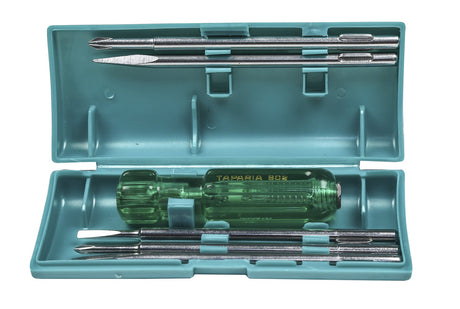 Taparia 812 Neon Bulb Screwdriver Set Silver/Green