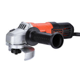 BLACK+DECKER G650-IN, 650W 4''/100mm Angle Grinder (Corded) for Grinding, Polishing and Cutting with Spindle Lock and Slide switch