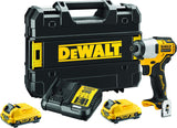 Dewalt DCF801D2-QW 1/4-Inch 12 V / 2 Ah Battery Impact Screwdriver Black/Yellow