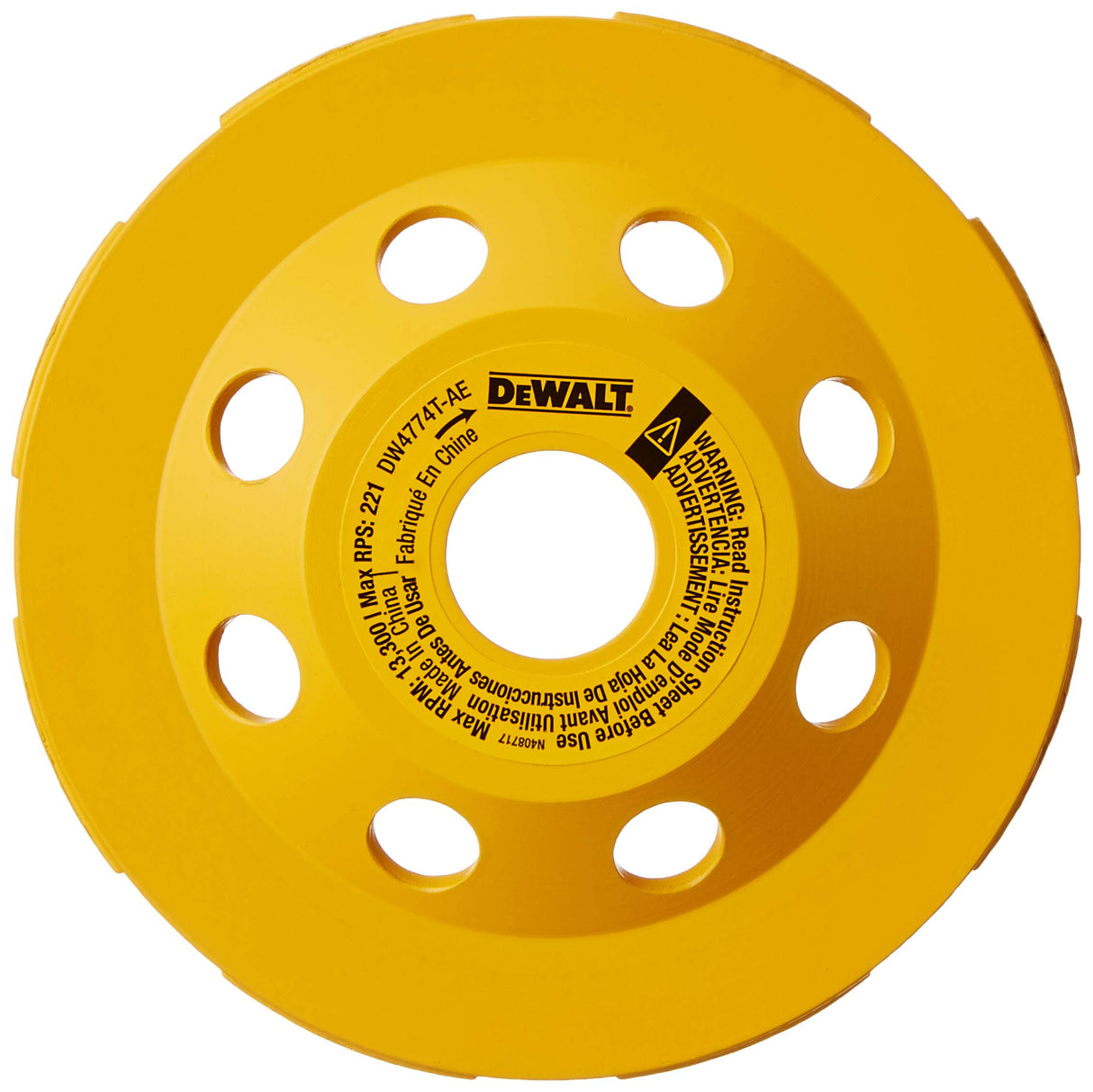 DEWALT DW4774T-AE 115mm Double Row Diamond Cup Grinding Wheel for angle grinders