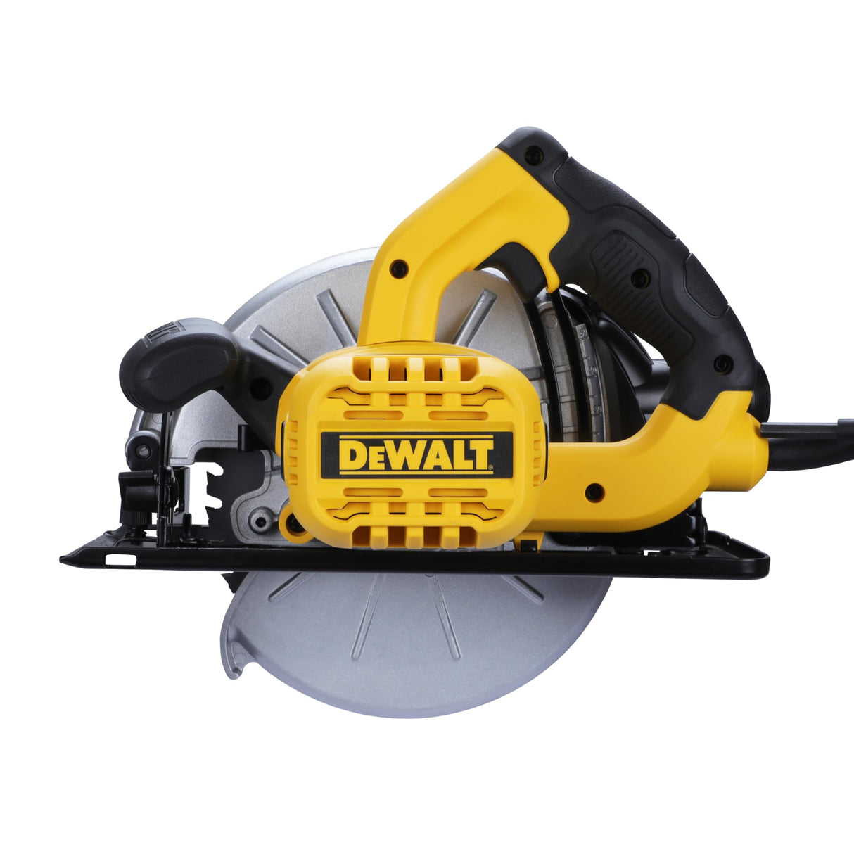 DEWALT DWE5615 1500W 184mm Compact Circular Saw with 2mm Thickness Stamp Steel Shoe for Sharp Cuts