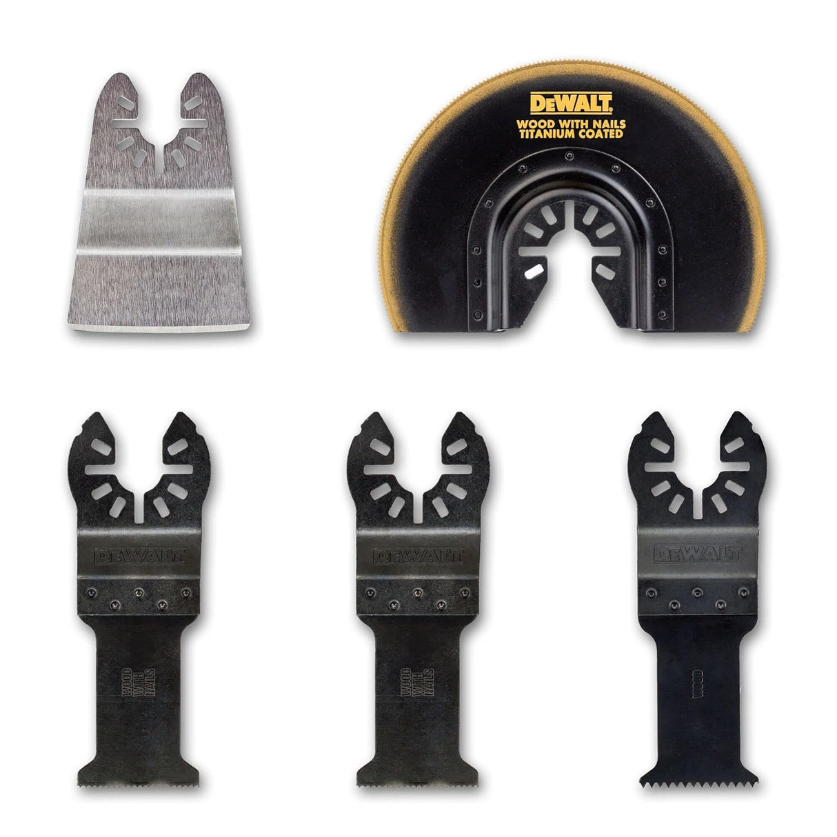 DEWALT DT20715-QZ Oscillating Multitool Blade Accessory Set 5 pieces