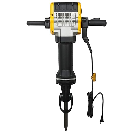 DEWALT D25981K 2100W 28mm 30Kg 960 Beats/min Demolition Breaker with Active Vibration Control includes Stand and Chisel-Perform and Protect Shield