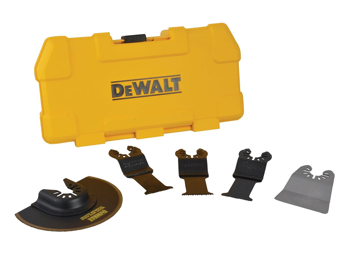 DEWALT DT20715-QZ Oscillating Multitool Blade Accessory Set 5 pieces