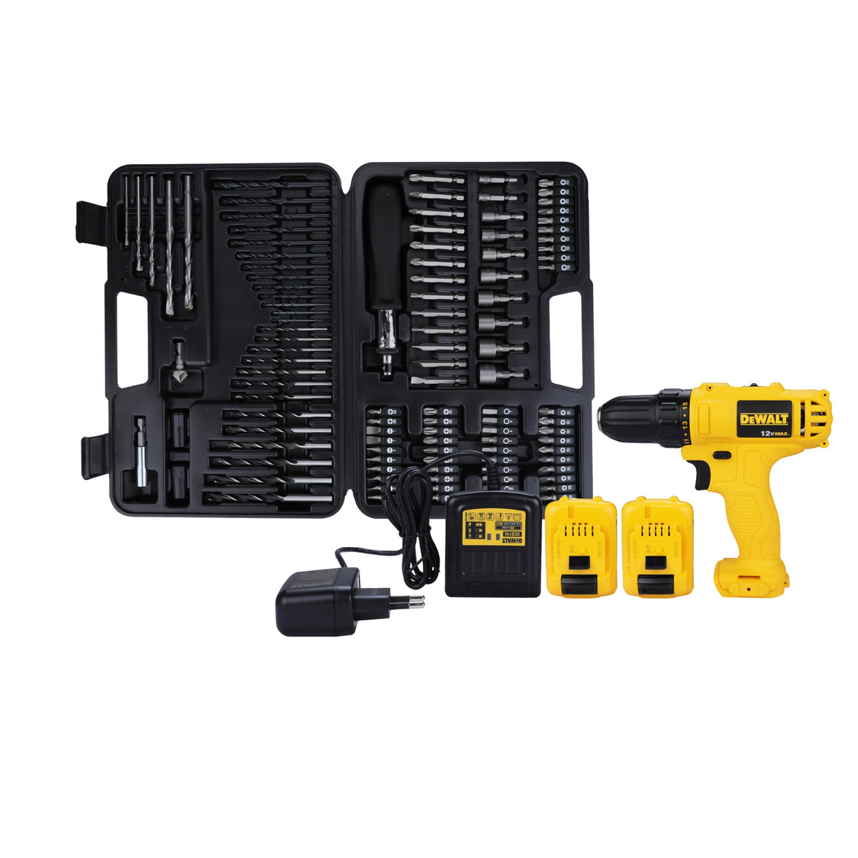 DEWALT DCD776S2 18V 13mm XR Lithium-Ion Cordless Hammer Drill Machine/Driver with 2x1.5 Ah Batteries included