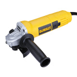 DEWALT DW802-IN, 850W, 4'' (100mm) Heavy Duty Angle Grinder Engineered For Heavy Duty Applications with Spindle Lock and Slide switch, 2 Year Warranty (SIDE HANDLE INCLUDED)