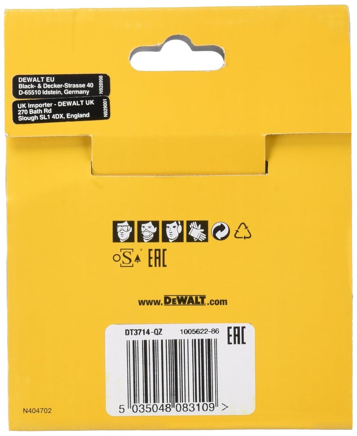 DeWalt DT3714 Wet & Dry 4.3" Diamond Disc