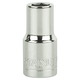 Stanley 4mm 1/4" Chrome Vanadium Socket 6PT
