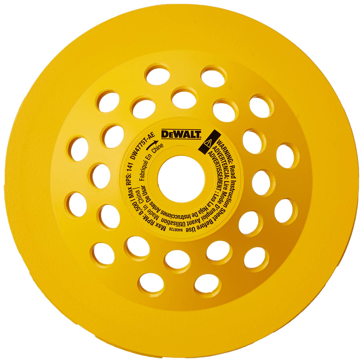 DEWALT DW4775T-AE 180mm Double Row Diamond Cup Grinding Wheel for angle grinders