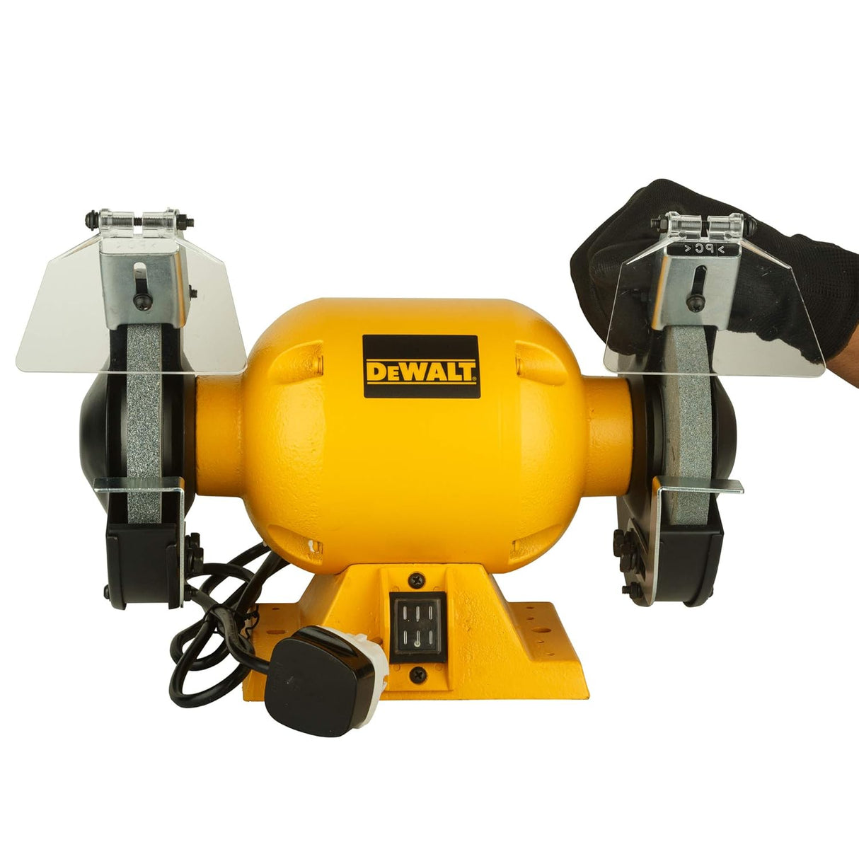 DEWALT DW752R-B5 373W 152mm Heavy Duty Bench Grinder (Black & Yellow)