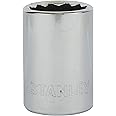 Stanley 8 mm, 1/2 Inch Sq. Drive Standard Socket 6 Point