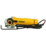 DEWALT DWE4235 1400W, 125mm Medium Angle Grinder with DES Technology and Innovative Anti Vibration System (Yellow)