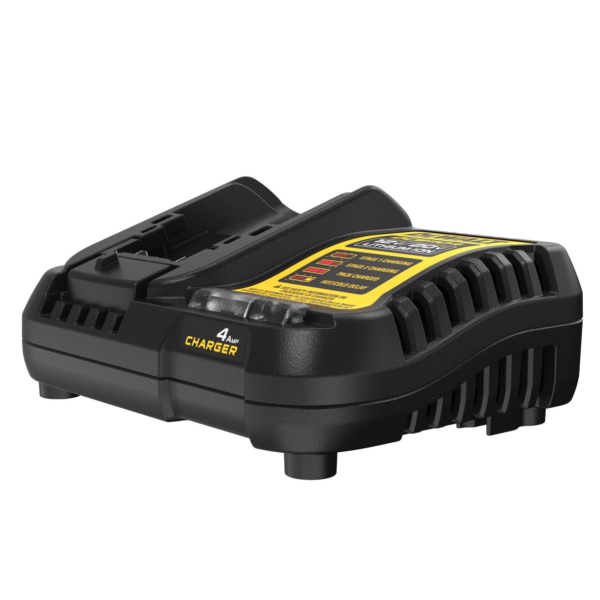 DEWALT DCB1104 12V MAX/20V MAX Lithium Ion Battery Charger, 4 Amp, Waterproof