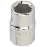 Stanley 19 mm, 3/4 Inch Sq. Drive Standard Sockets 6 Point