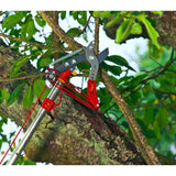 WOLF Garten Wolf-Garten Multi Star Adjustable Steel Bypass Tree Lopper Without Handle RR-VM, Red