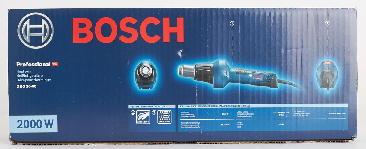 Bosch GHG 20-60 2000-Watt PVC Professional Heat Gun (Blue)