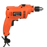 BLACK+DECKER KR5010 550W 10mm Single Speed Hammer Drill/Driver(orange)