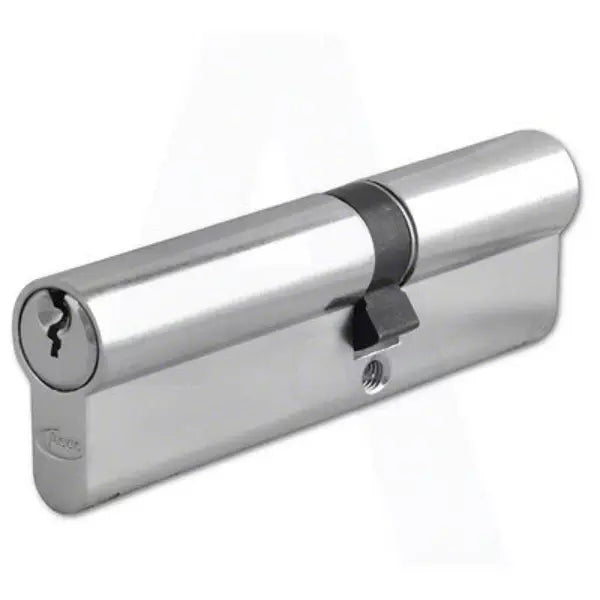 80 mm Pin Cylinder 2C - Satin Steel | High Security Lock Cylinder